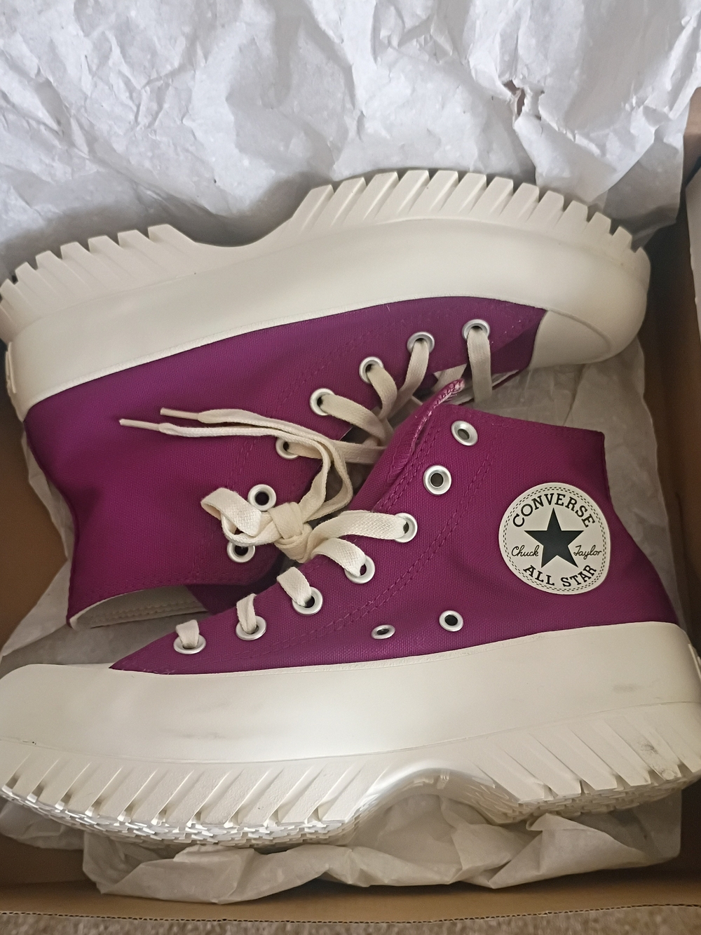 Converse Chuck Taylor All Star Platform Sneakers - Purple (2022) Discontinued - Picture 9 of 10